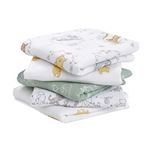 aden + anais essentials 100% Cotton Muslin Musy Squares, Multi-use Baby Cloths for Girls & Boys, 60x60cm, Ideal Newborn & Infant Nursing Set, Perfect Shower Gifts, 5 Pack, winnie + friends