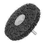 Shineboc Grinding Discs, 4 Inch Nylon Discs Stripping Wheel, Rust Removal Grinding Disc for Metal Steel Grinding Polishing (Black)