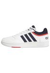 adidas Men's Hoops 3.0 Trainers, Ftwr White Legend Ink Vivid Red, 8 UK