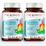 The Quin Co. "De-Stress" | Manage Stress, Anxiety & General Wellbeing | 120 Ashwagandha Tablets - 1200Mg/ Serve, Pure Herb Extracts, Scientifically Formulated With Ashwagandha, Brahmi & Gotukola