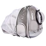 Expandable Cat Carrier Backpack, Backpack for Cats Kitten Small Puppy, Airline Approved Cat Bubble Backpack, Space Capsule Astronaut Carrier