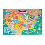 Melissa & Doug Natural Play Giant Floor Puzzle: America The Beautiful (60 Pieces)