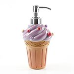 Cute Summer Icecream SPA Collection Liquid Soap Dispenser Lotion Pump Bath Accessory Soap Dispenser Pump The Lotion can not Too Sticky or Thick,add Water or can not Pumped Out