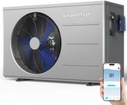 Varpoolfaye 30000 BTU 120V Spa & Pool Heater, Heating Cooling Heat Pump for Above Ground/Inground Pools Up to 8000 Gallon, WiFi Enabled