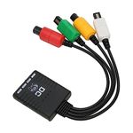 DC Dreamcast BT Handle Converter Controller Adapter,with Led Indicator,Simple Plug and Play,4 Player BT Controller Converter for Sega Dreamcast