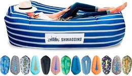 Chillbo Shwaggins Inflatable Couch – Cool Inflatable Chair Easy Setup is Ideal for Hiking Gear, Beach Chair and Music Festivals. Dad Gifts or Gifts for Dad