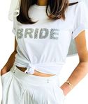 Bride T-Shirt with Sparkly Rhinesto