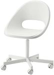Ikea HOME OFFICE - Swivel chair, [white], Feel comfortably embraced in this height-adjustable padded work chair (793.318.65)