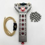 Slingshot, Aluminum Alloy Slingshot with Magazine, Automatic Slingshots Professional Slingshot, Hunting & Shooting Slingshots for Adults
