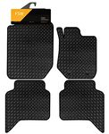 FSW - Tailored Car Mats - Ranger 2012-Onwards, Alternative Shape (Wildtrax) - HEAVY DUTY 3mm Rubber Anti Slip Mat - Waterproof, Non Slip Car Floor Mat, Clips & Anti Slip Backing - 4 Floor Mat Set