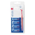 Premium Interdental Brushes - Curaprox Perio Plus - 405 - Red - Interdental Brushes with Holder - 5 Replacement Heads