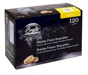 Bradley Smoker Bisquettes for Grilling and BBQ, Alder Special Blend, 120 Pack