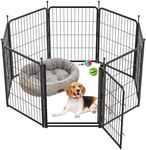 8 Panel Dog Pen, High 80cm Puppy Pl