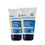 Ustraa Daily Use Hair Conditioner - 100 g x 2 - Daily Use Post-Shampoo Conditioner | No SLS No Paraben | with Water Hyssop (Brahmi) & Vitamin E | For All Scalp Types