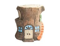 Spindee Fairy House Garden Miniatures Accessories Secret Enchanted World Home Outdoor Ornaments (Trunk)