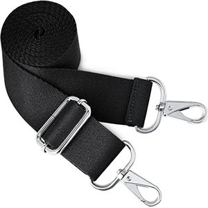 BOACAY Correa Bolso Bandolera, Cinta de Hombro Ajustable y Intercambiable para Mujer y Hombre, Tira Ancha de Reemplazo, Accesorio Universal con Clips