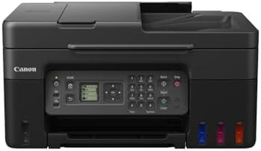 Canon PIXMA G4570 MegaTank 4in1 Multifunktionsgerät DIN A4 (Scanner, Kopierer, Drucker, Fax, ADF, Farbtintenstrahldrucker, USB, WLAN, Print App, Cloud, LC Display), schwarz/grau