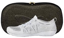 Nfinity Women's Flyte Cheer Stunt Shoe Sneaker, White, 8