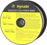 Hynade Flux Core Gasless Mig Wire, Mild Steel E71TGS 0.030 Inch Diameter, 2 lbs Mig Welding Spool (0.030 Inch 2 LBS)