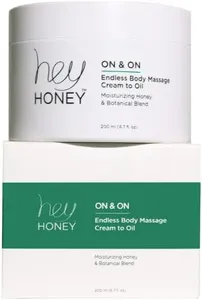 Hey Honey On and On Unique Cream to Oil Formula | Complete Body Moisturizer | Vitamin E, Vitamin C | Non-Greasy 48 Hours Active Hydration | Moisturizing Honey Extracts & Botanicals | 6.7 oz.