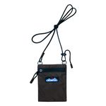 KAVU Waspusk Pouch Passport Crossbody Rope Sling - Blackout