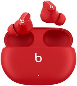 beats Studio Buds – Auriculares intraurales Totalmente inalámbricos con cancelación del Ruido – Auriculares Bluetooth Resistentes al Sudor, compatibles con Apple y Android – Rojo