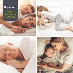 YAWN AIR Double Self-Inflating Airbed – Inflatable Mattress for Two