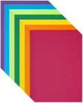 Construction Paper 8.5inx11in,70 Sheets,Set of 7 Colors Classic Rainbow 178GSM/65LB Heavyweight Construction Paper,Crafts,Arts,School Classroom Art Supplies Assorted Colors Bulk Paper