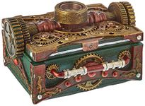 Steampunk Trinket/Jewelry Box Steam Punk W/Compass by Things2Die4