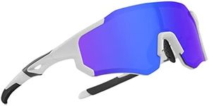 ROCKBROS Polarized Sports Sunglasses HD Glasses Neon Lens UV400 TR90 Frame Cycling Fishing Running Climbing for Women Man