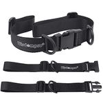 wisdompro Backpack Chest Strap, Heavy Duty Adjustable Backpack Sternum Strap Chest Belt with Quick Release Buckle for Hiking and Jogging - with Slide Locks (2 Pack)