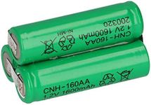 3.6 V 1600 mAh Battery Pack Mignon AA Industrial Batteries NiMH with Solder Tail Battery Pyramid