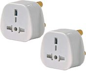 2x ShaniTech UK to South Africa 3 Pin Travel Adaptor Earthed Adapter Plug Swaziland, Nepal, Namibia, Mozambique, Lesotho, Botswana