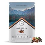 Wellbeing Nutrition Organic Vegan Plant Protein Isolate Powder | 22g Protein, 5g BCAA European Pea & Brown Rice Protein | Superfoods, Fiber for Muscle Growth & Recovery | Dark Chocolate - 500gm