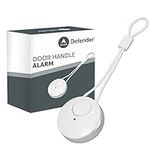 Defender Door Handle Alarm - Wireless Hanging Intruder Alarm for Metal Door Handles - 125dB Siren Movement Detector - Door Knob Touch Sensor