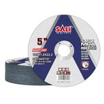 SALI 50 Pack Cut Off Wheel 5 Inch General Purpose Metal Cutting Wheel for 5" Grinders- Cutting Disc Aggressive Cutting 5" x 3/64" x 7/8" Operating Up to RPM 12200 and 80 M/S