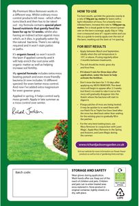 Flower Power Moss Remover & Lawn Feeder, Organic High Potash, 5kg