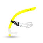 AIRAVAT Front Snorkel Tuna,Dive Mask Easy-Breath Free Diving Snorkel for Snorkeling Scuba Diving Freediving Swimming (Yellow)