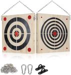 Heavy Wooden Axe Throwing Target & Knife Throwing Target with Handles