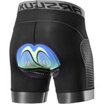 Lixada Men's Cycling Underwear Padded 5D Gel Padded Bike Shorts Quick Dry Anti-Slip MTB Bike Bicycle Riding Shorts