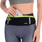 USHAKE Slim Running Belt, Bounce Free Pouch Bag, Fanny Pack Workout Belt Sports Waist Pack Belt Pouch for Apple iPhone XR XS 8 X 7+ Samsung Note Galaxy in Running Walking Cycling Gym-03