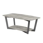 Convenience Concepts Graystone Coffee Table, Faux Birch