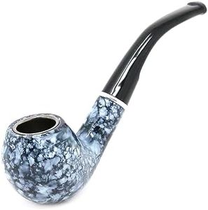 GStar Marbleized Tobacco Durable Pipe, perfect for tobacco and for props.