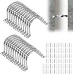 24PCS 4 Inch Conduit Clamp, Pipe Ha