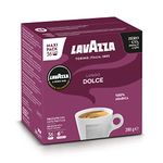 Lavazza A Modo Mio Lungo Dolce, 36 Coffee Capsules, with Aromatic Notes of Dried Fruits, for a Sweet Espresso, 100% Arabica, Intensity 6/13, Medium Roasting, 1 Pack of 36 Coffee Pods