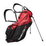 Founders Club Golf Lock 14 Stand Bag for Men with Anti Rattle Top-Free Snap on Rain Hood (Red)