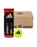 Cajon Padel Balls Adidas Speed RX Adults, Unisex, Yellow (Yellow), One Size