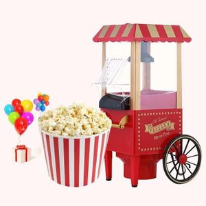 RENSI Hot Air Popcorn Maker, Popper Electric Machine Snack Maker, Popcorn Maker with Measuring Cup, Instant Popcorn Maker, Alloy Oil Free Popcorn Maker