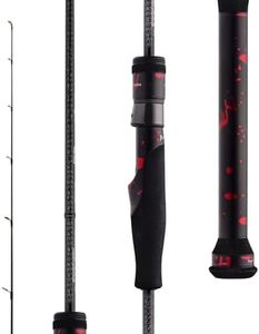 PURELURE Boldness Slow Pitch Jigging Rod Saltwater Spinning, 1-Piece Fast Jigging Fishing Rod Medium Light, TORAY T1100 Carbon, Fuji Golden Stainless Steel Frame SIC Guides, Offshore Deep Sea Fishing