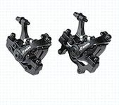 ZOOM MTB Bike Mechanical Disc Brake Calliper Front & Rear Double piston Drive Brake (Brake pads included)